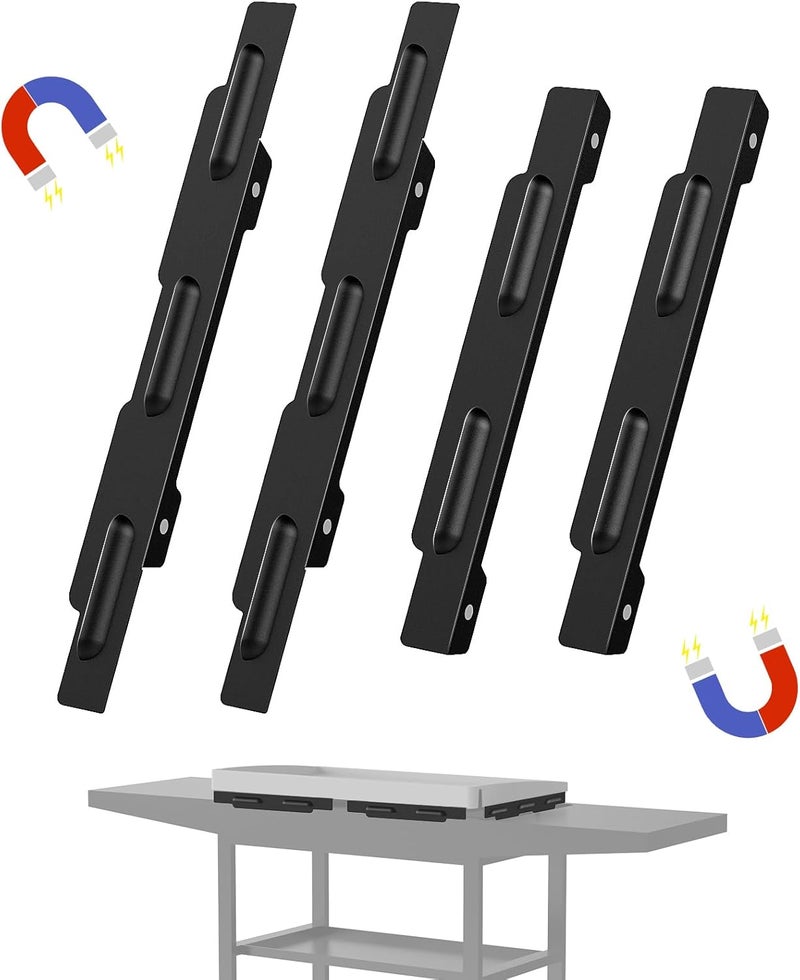 BESTEK Wind Guards for Blackstone 28 Inch Blackstone Griddle,Magnetic Stainless Steel Wind Screen Blackstone Grill Accessories, Protect Flame,Save Propane,Hold Heat - Image 1